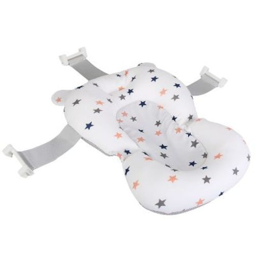 Babyluv "Baby Bath Cushion Pad for Newborn, Infant Bath Supporter Mat, Quick-Dry Floating Pillow for Bathtub" White