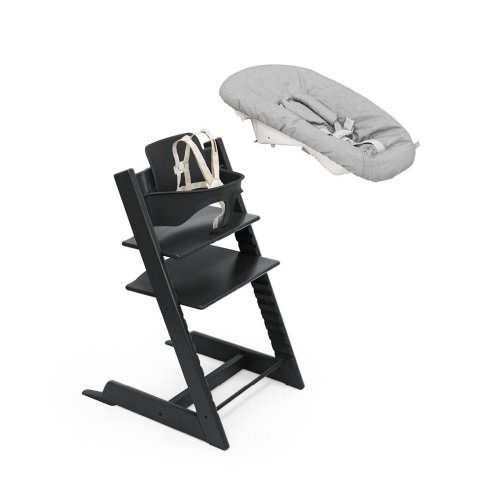 Tripp Trapp®Adjustable High Chair- Black