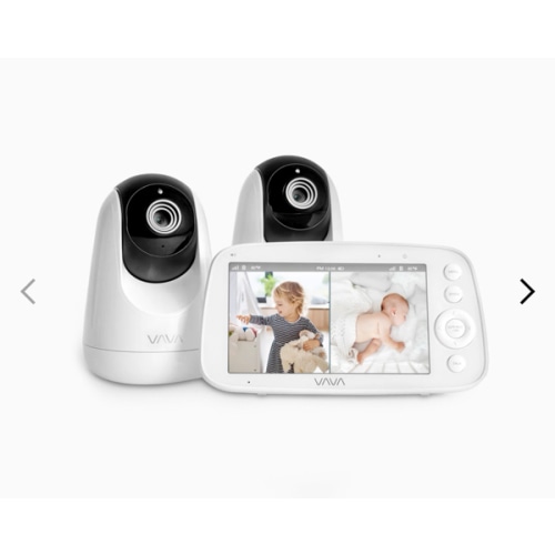 VAVA Split Screen Baby Monitor: Watch Two Rooms at Once
