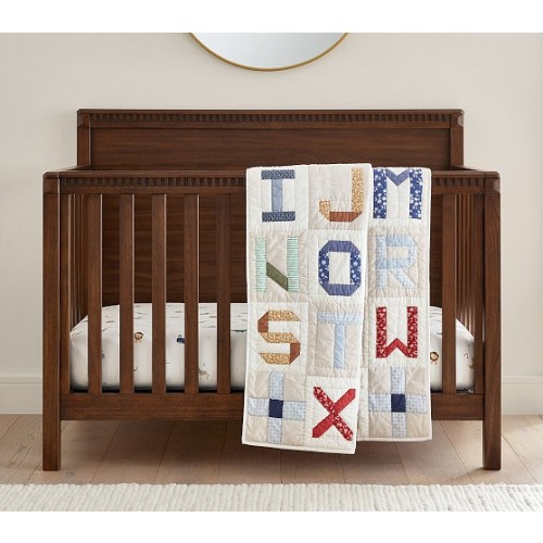 Patchwork ABC Baby Bedding | Pottery Barn Kids