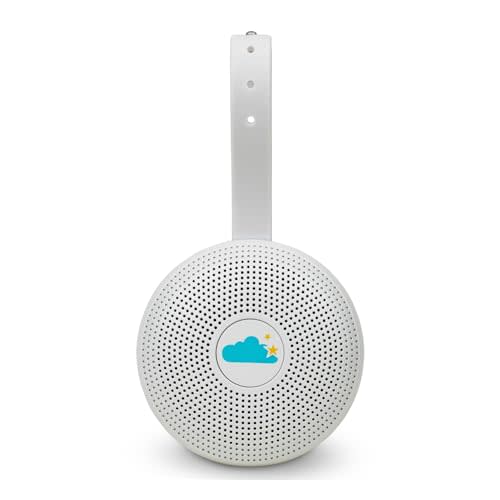 Yogasleep Hushh+ Portable White Noise Machine for Baby, 20 Soothing Natural Sounds, Wireless Charging & Speaker, Compact Size, Noise Canceling for Better Sleep, Privacy & Nursery Must Have