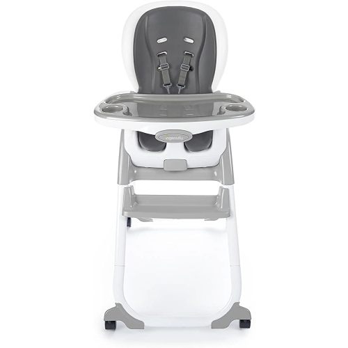 Ingenuity SmartClean Trio Elite 3-in-1 Convertible Baby High Chair, Toddler Chair, and Dining Booster Seat - Slate