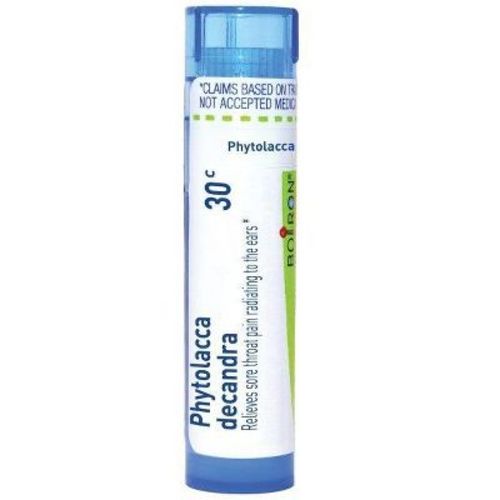 Phytolacca Decandra 30C by Boiron Homeopathic Single Medicine For Cough, Cold & Flu - 80 Pellet