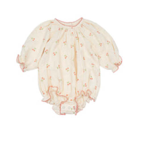 Gauze Romper in Cherries – Wild Wawa