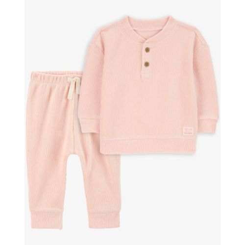 Baby 2-Piece Ribbed Velour Pullover & Pants Set
| Carter's