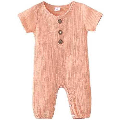 Newborn Baby Girl Clothes Summer Outfits Infant Short Sleeve Romper Jumpsuit Bodysuit Cute Newborn Clothes for Girl