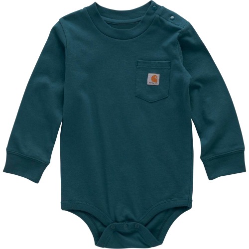 Boys' Long Sleeve Pocket Bodysuit (Baby)