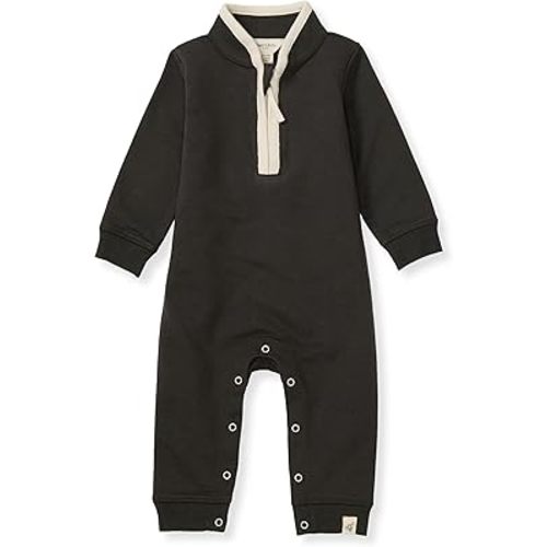 Burt's Bees Baby baby-boys Romper Jumpsuit, 100% Organic Cotton One-piece Short Sleeve Shortall, Long Sleeve Coverall
