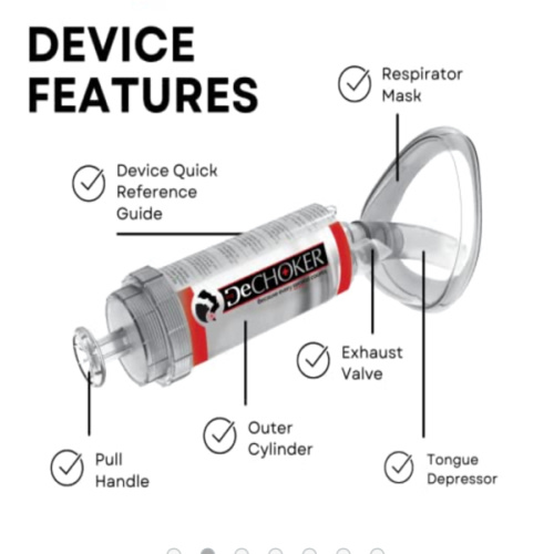 2 Pack Toddler and Child - Dechoker Anti Choking Device - Safe, Effective Anti Choke Suction Rescue Device - Excellent Addition to Your Family First Aid Kit - Keep Yourself and Family Safe: TrueGether.com