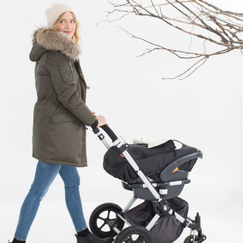Stroll & Go Car Seat Cover - Black