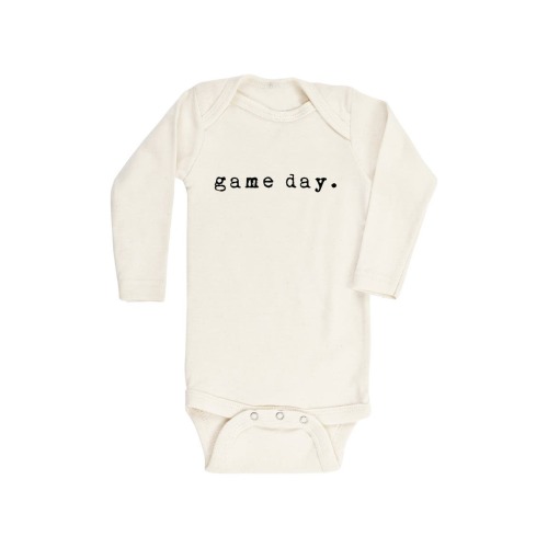 Game Day Long Sleeve Organic Cotton Bodysuit, 6-12M
- Only 2 left