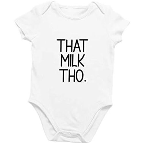 Printique Organic Cotton Baby Onesie - Infant Bodysuit, Soft Breathable Newborn Outfit, Unisex Baby Clothes, Snap Closure