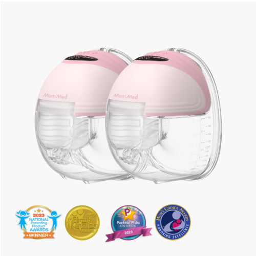 S21 Double Wearable Breast Pump-Tranquil Grey - MOMMED.COM