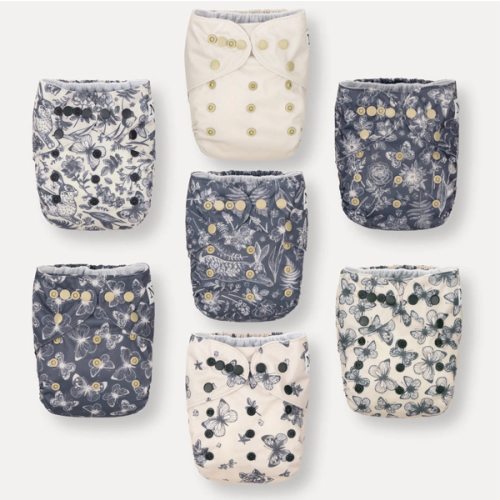 Cloth Diapers 7 Pack- in Country Garden