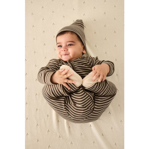 Organic Cotton Modal Gracelyn Onepiece - Bear/Cassava