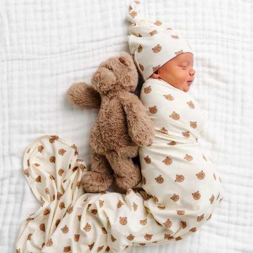 Teddy Swaddle Blanket