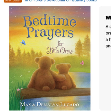 Bedtime Prayers for Little Ones (Max Lucado’s Bedtime Prayers for Little Ones)