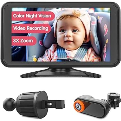 BM3 Car Baby Camera with Universal Air Vent Clip, Super Stable