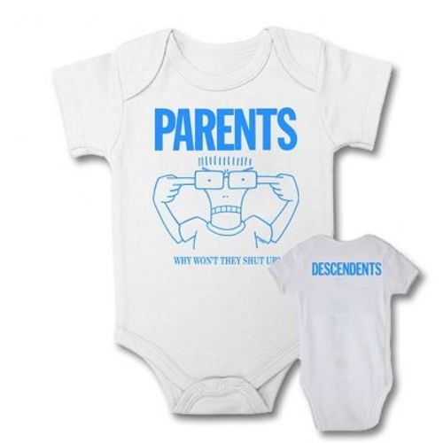 Parents Onesie (White) – Descendents Store