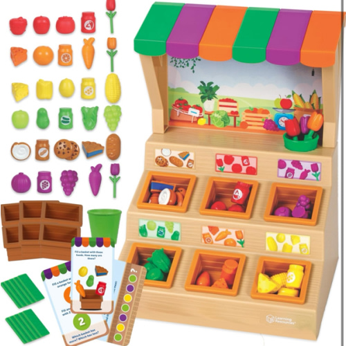 Amazon.com : learning resources mini farm stand sorting set