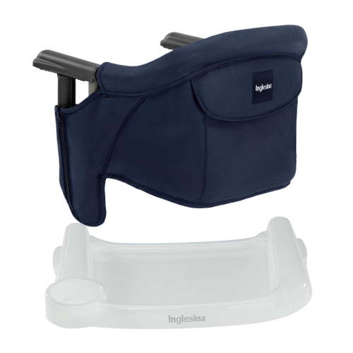 Inglesina Fast Table Chair, Navy, Portable Baby Seating, Foldable and Durable Design