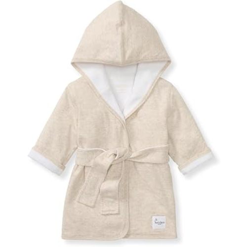 Burt's Bees Baby Hooded Robe Organic Terry Bathrobe, Newborn Bath Essentials, Unisex Boys and Girls
