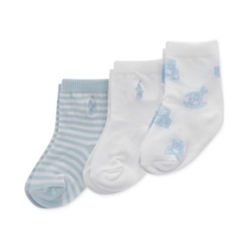 Polo Ralph Lauren Baby Boys Socks, Pack of 3