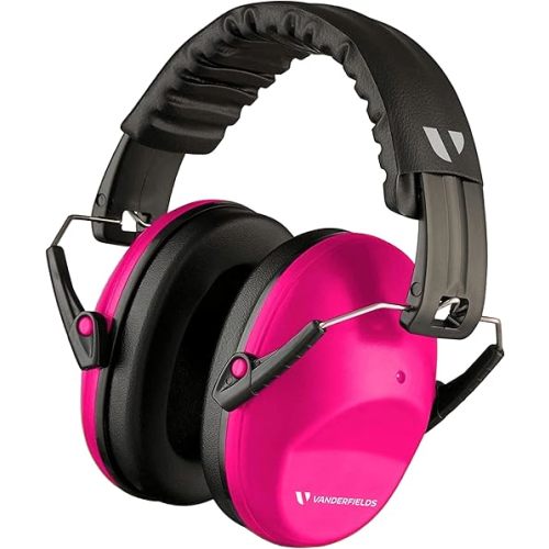 Vanderfields Hearing Protection Ear Muffs for Noise Reduction, 26dB Certified, Noise Cancelling Safety Ear Protection for Shooting, Adult Headphones for Lawn Mowing, DIY, Construction, Woodworking