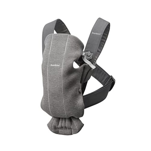 BabyBjörn Baby Carrier Mini, 3D jersey, Dark gray