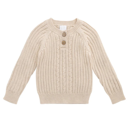 Nathaniel Jumper - Oatmeal Marle – Jamie Kay USA