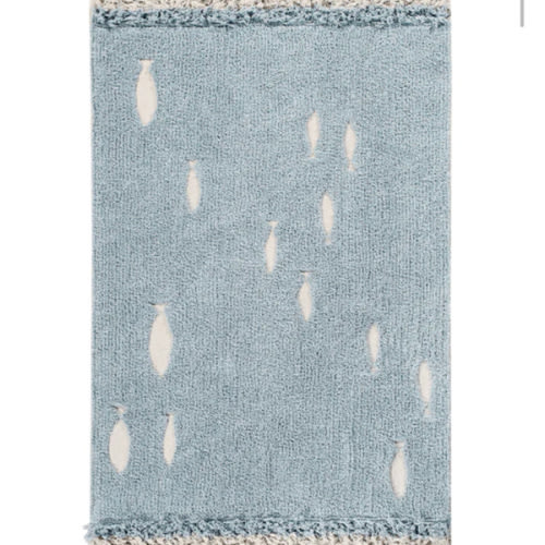WASHABLE AREA RUG OCEAN SHORE