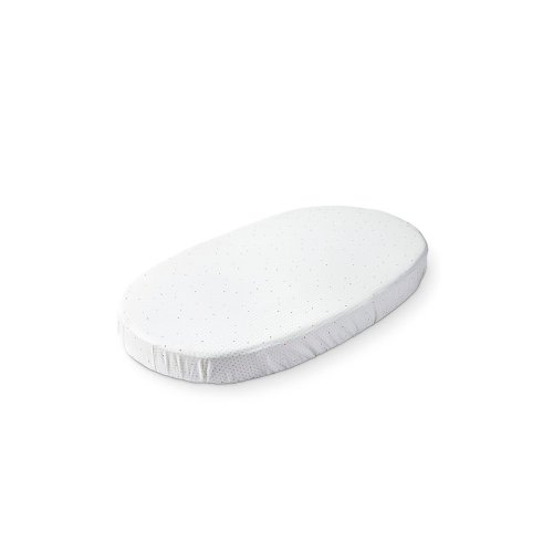 Stokke Sleepi Fitted Oval Crib Sheet, Rainbow Dot