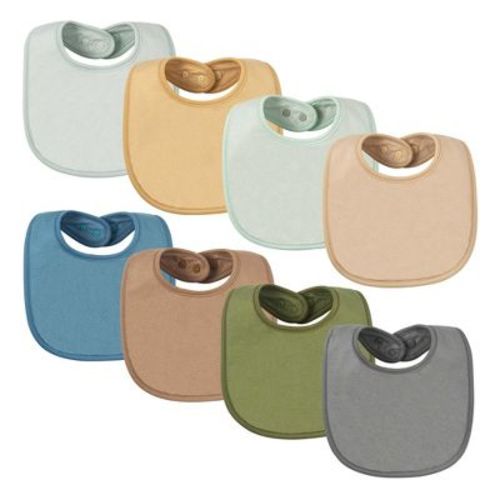 Tiny Twinkle Baby/infant Waterproof And Absorbent Feeding Bibs (spring Boy Set, 8-pack)