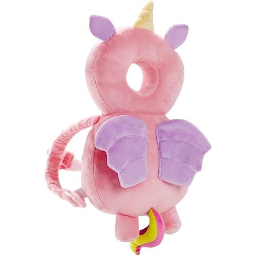 Baby Head Protector Pad Safety Pad for Walking & Crawling, Toddlers Head Safety Adjustable Back-Pack,Pink Unicorn (US)