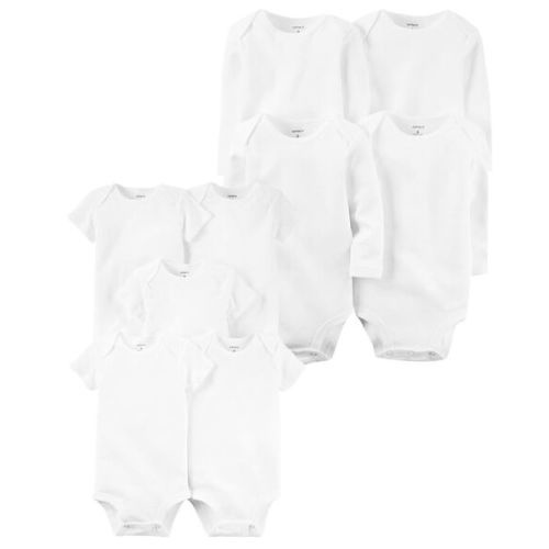 Baby 9-Pack Short Sleeve & Long Sleeve Cotton Bodysuits Set | Carter's