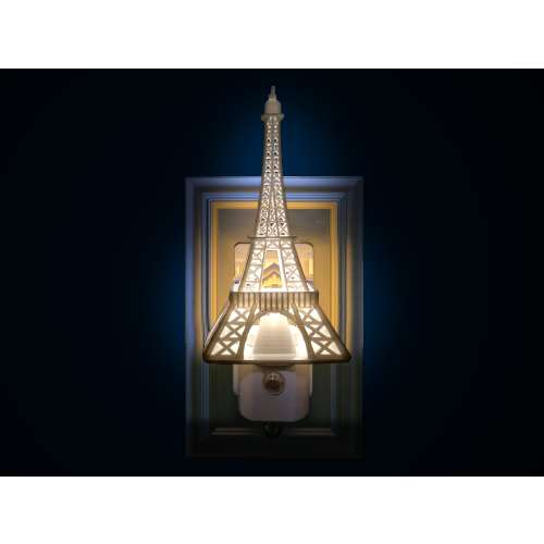 Eiffel Tower Night Light (Plug-in, LED)