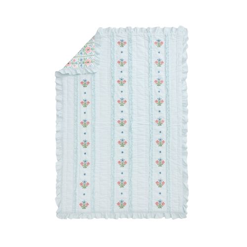 Hill House Home Floral Baby Quilt | Pottery Barn Kids