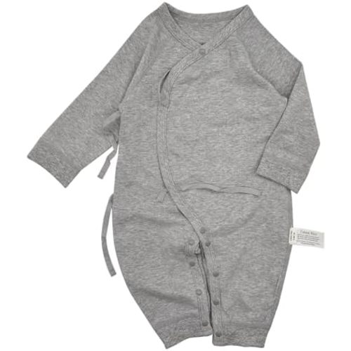 100% Organic Cotton Soft 0-6 Months Newborn Baby Romper Jumpsuits for Boys and Girls Unisex Long Sleeve