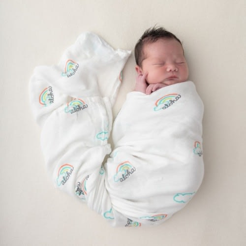 Pot O'Aloha Muslin Swaddle Blanket - Coco Moon Hawaii