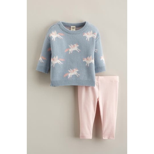 Jacquard Sweater & Pants Set, 12M
