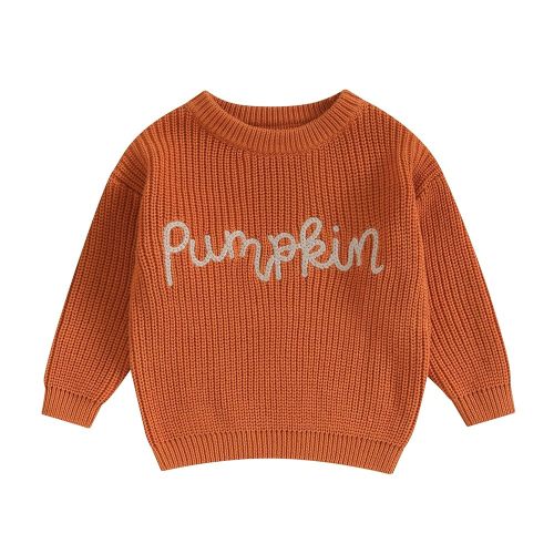 Infant Baby Boy Girl Oversized Knit Sweater Chunky Long Sleeve Pullover Sweater Shirts Warm Fall Winter Tops Clothes