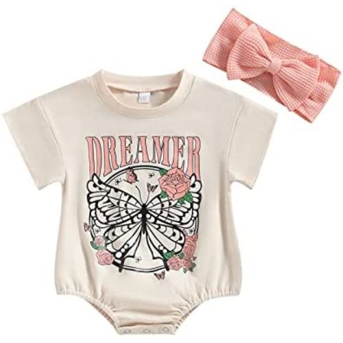 Amazon.com: Infant Baby Girl Fall Winter Outfit Long Sleeve Romper Girl Power Onesie Rainbow Floral Bodysuit One-Piece Jumpsuit: Clothing, Shoes & Jewelry