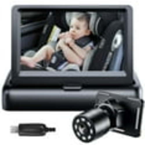 Baby Car Camera, View Infant in Rear Facing Seat with Wide Crystal Clear View,USB Easy Install car Camera for Baby 1080P