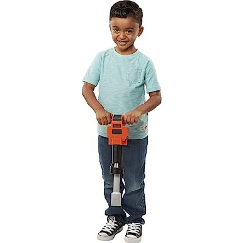 Black+Decker Junior Kids Power Tools - Jackhammer with Realistic Sound & Action! Role Play Tools for Toddlers Boys & Girls Ages 3 Years Old & above, Get Building Today!