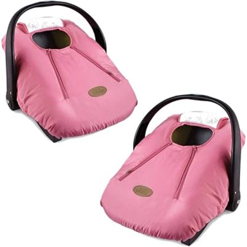 Cozy Cover Infant Car Seat Cover (Pink) - The Industry Leading Infant Carrier Cover Trusted by Over 6 Million Moms Worldwide for Keeping Your Baby Cozy & Warm