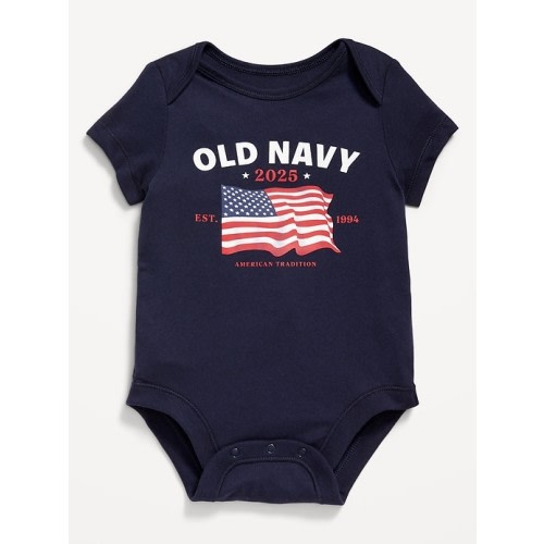 Short-Sleeve Logo-Graphic Bodysuit for Baby