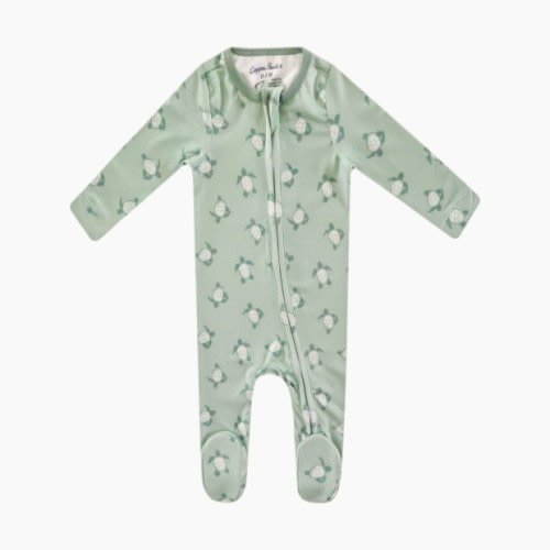 Copper Pearl Printed Zip-Up Footie - Wade, Newborn