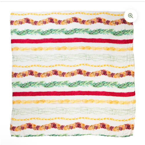 The Keiki Dept Bamboo Kapa Moe (Muslin Swaddle Blanket)
