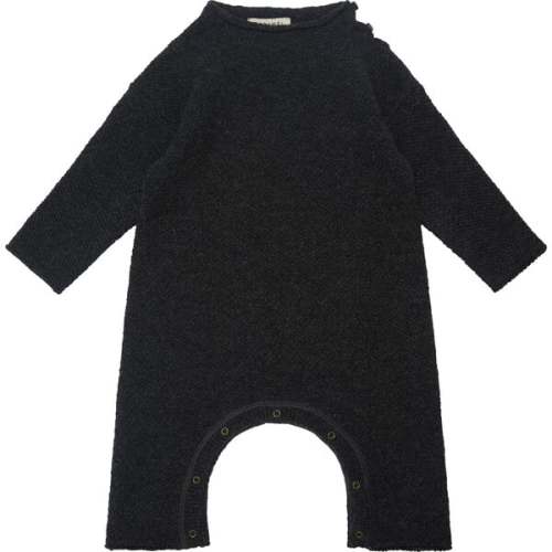 Baby Prion Romper, Graphite - Caramel Rompers | Maisonette