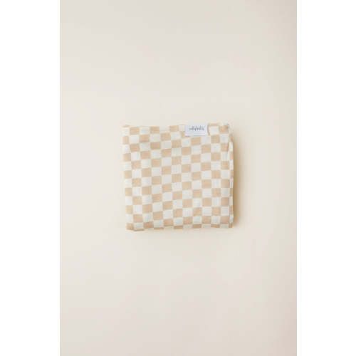 Cream Chequer Swaddle